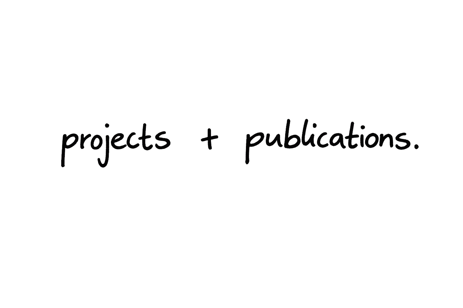 Projects and publications