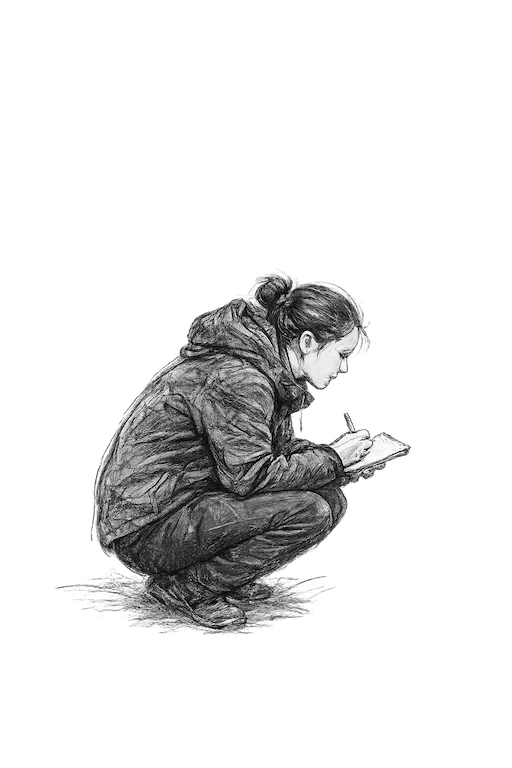 Sketch of Annika Engroff